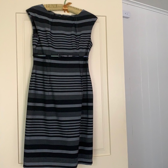 Black and gray striped dress - never worn no tags - Picture 1 of 2